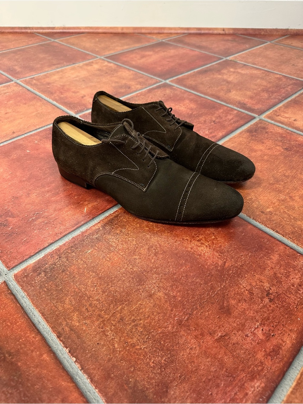 Paul Smith Calf Suede Derby Shoes